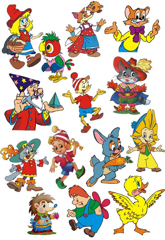 Famous Russian fairy tale characters