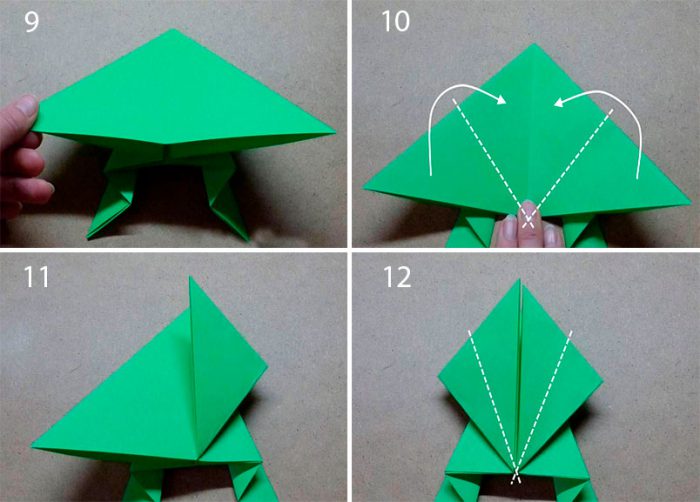 Как сделать лягушку из бумаги