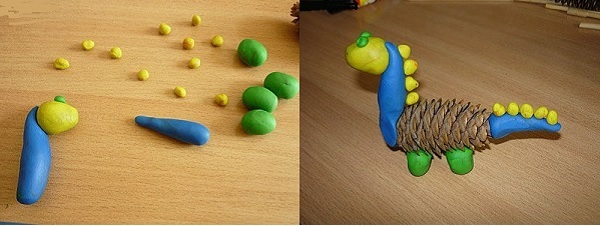 Поделки из шишек для детей