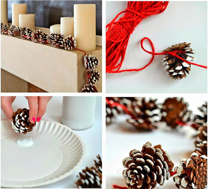 Поделки из шишек для детей