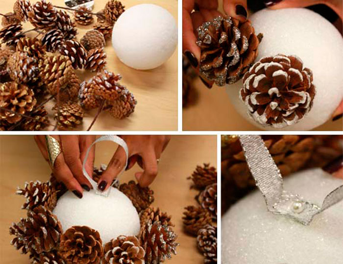 Поделки из шишек для детей