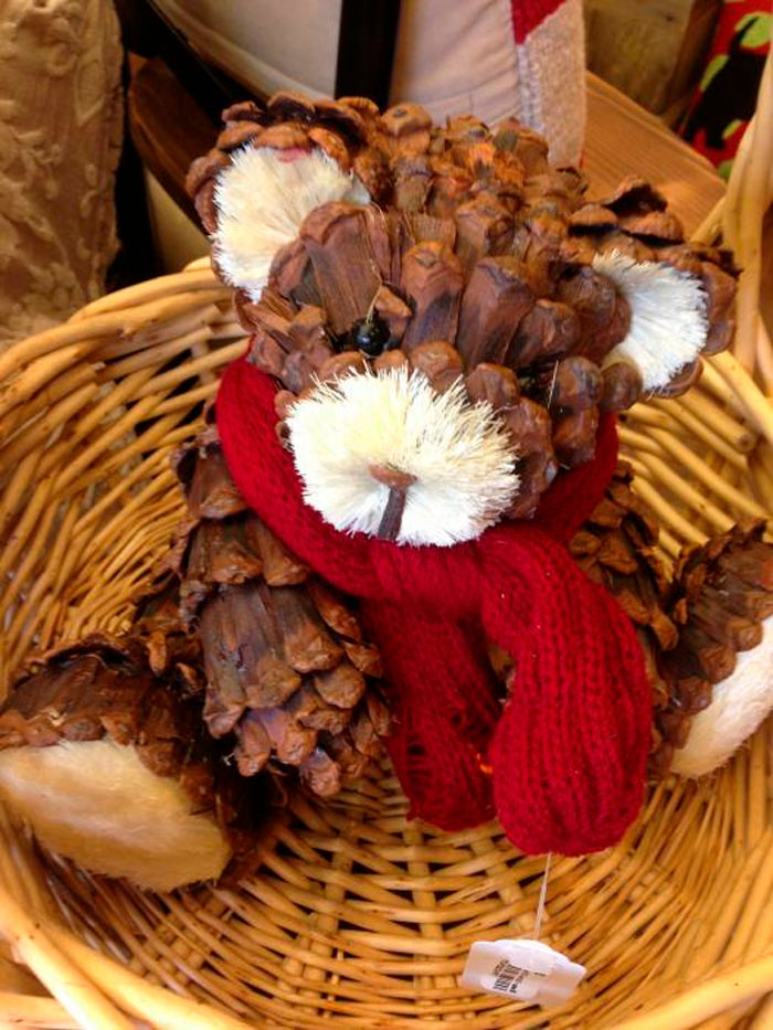 Поделки из шишек для детей