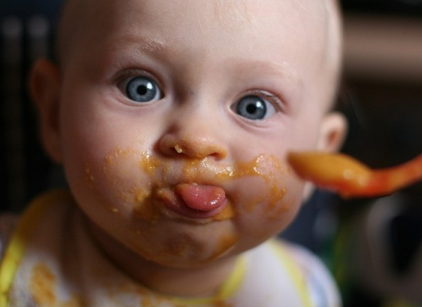 Потешки малышам до и во время еды