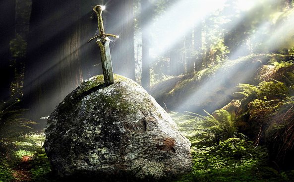 Рыцарь Источника и меч Экскалибур