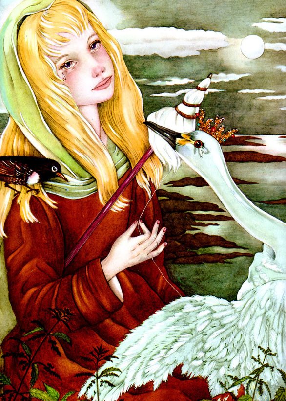 Элиза - героиня сказки Андерсена «Дикие лебеди»