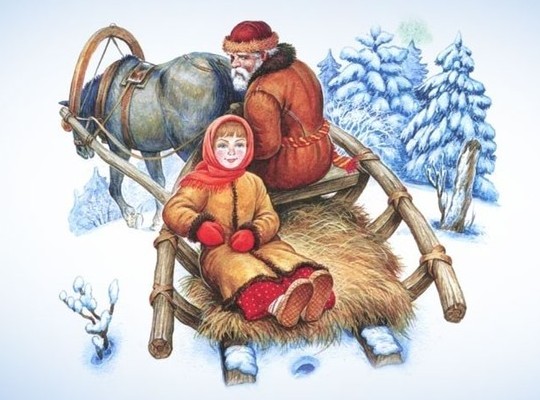 Настенька - героиня сказки Морозко
