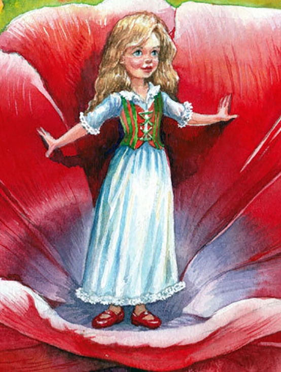 Дюймовочка - маленькая девочка из сказки Андерсена