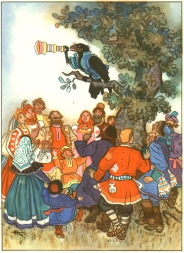 Иллюстрации к сказке Конек-Горбунок